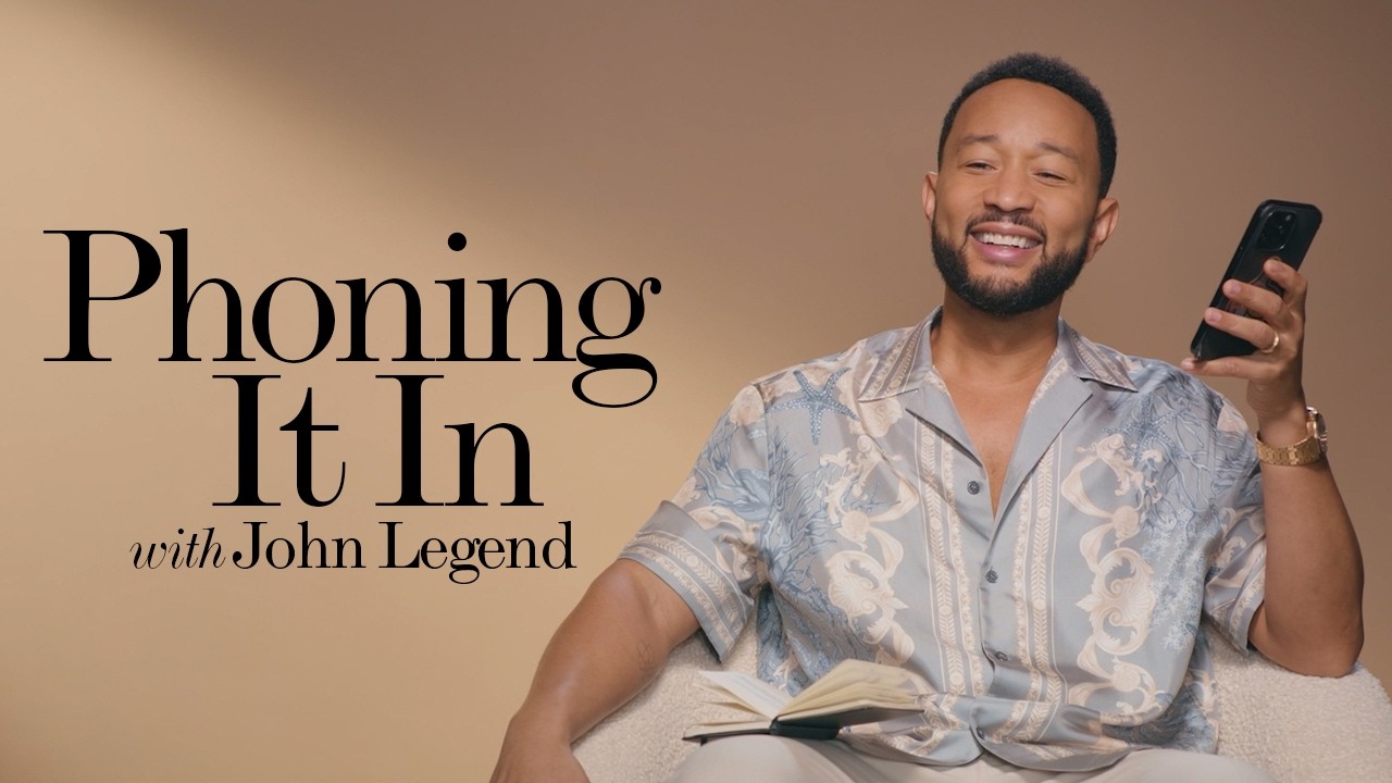 John Legend Prank Calls Chrissy Teigen, Kelsea Ballerini & Kerry Washington | Phoning It In | ELLE