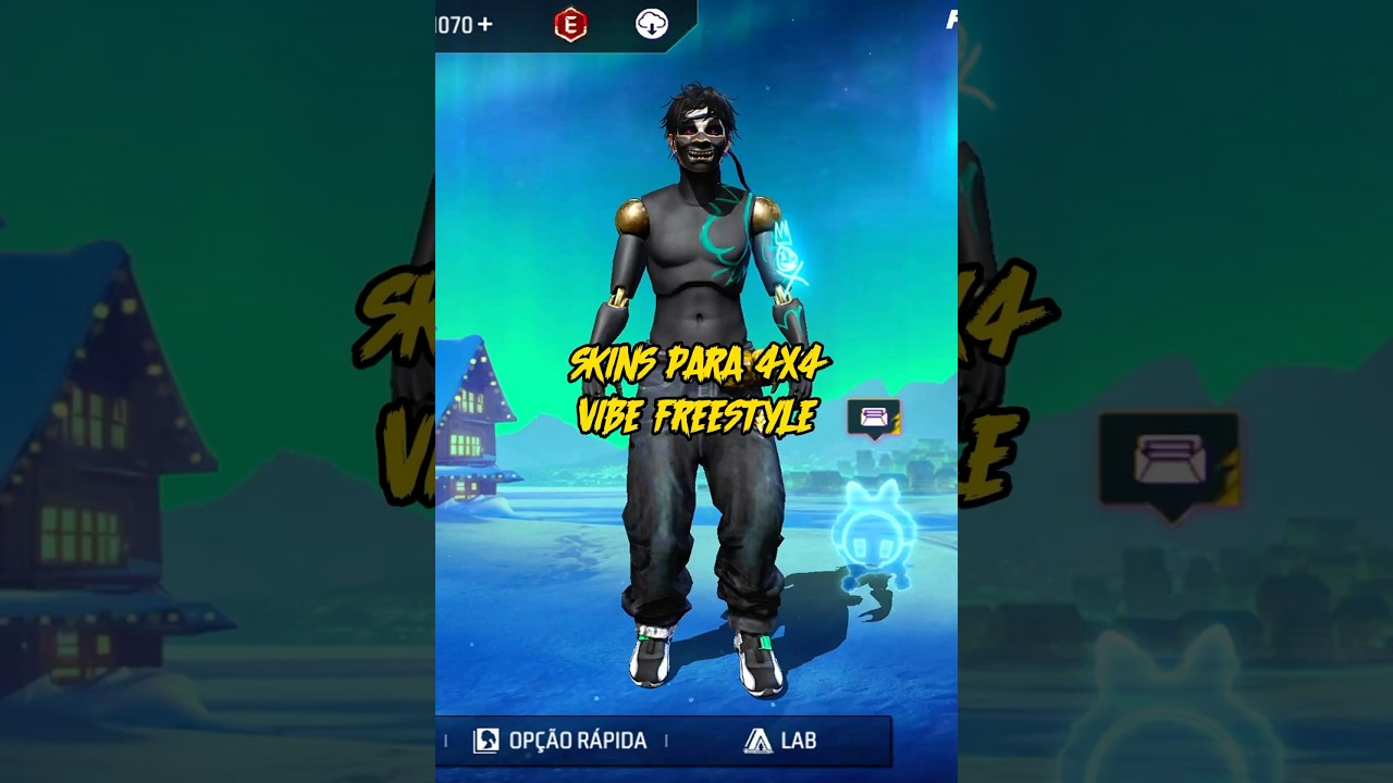 Skins para 4x4 vers&atilde;o freestyle            #freefire