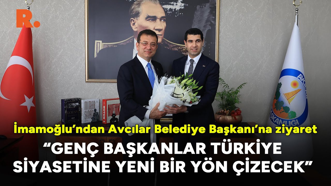 İmamoğlu'ndan Avcılar Belediye Başkanı Utku Caner Çaykara’ya tebrik ziyareti