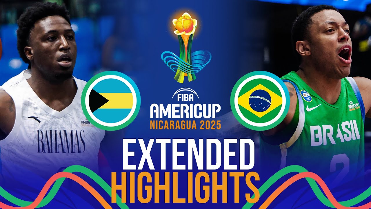 Bahamas 🇧🇸 vs Brazil 🇧🇷 | Extended Highlights | FIBA AmeriCup 2025