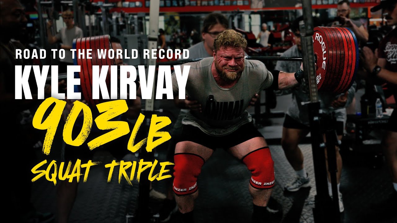 Kyle Kirvay 903LB Squat Triple | Road to the World Record EP 1