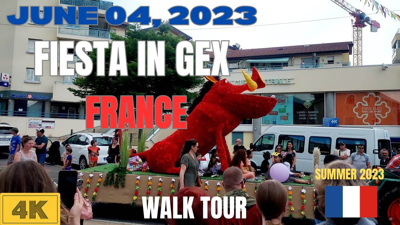 HOW THEY CELEBRATES FIESTA IN GEX FRANCE 2023 @MidnightLofi13 #france #2023 #4k