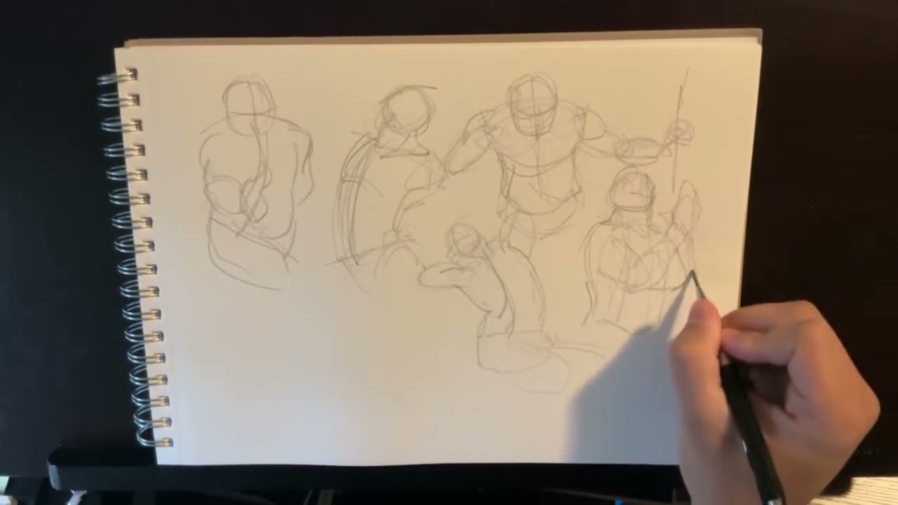 Some 30 min Gesture Drawing Practice!