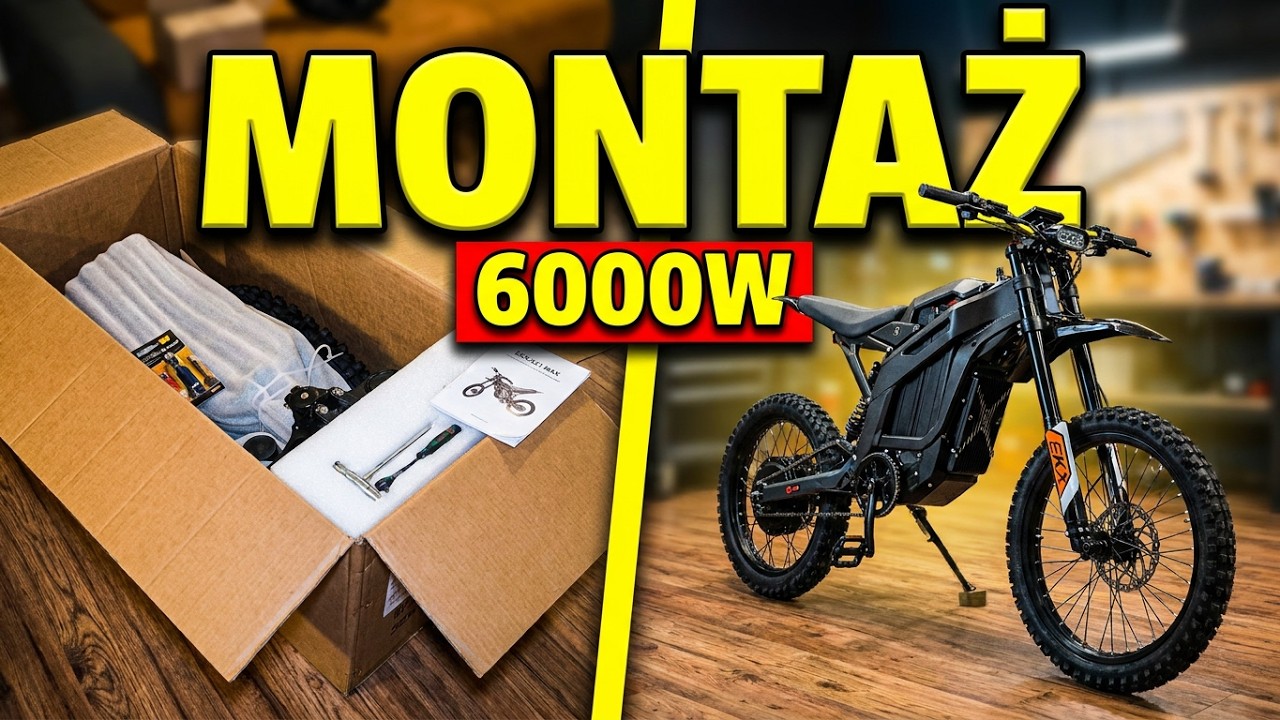 Pierwszy montaż #rower elektryczny #6000W#EKX-X21 MAX#offroad