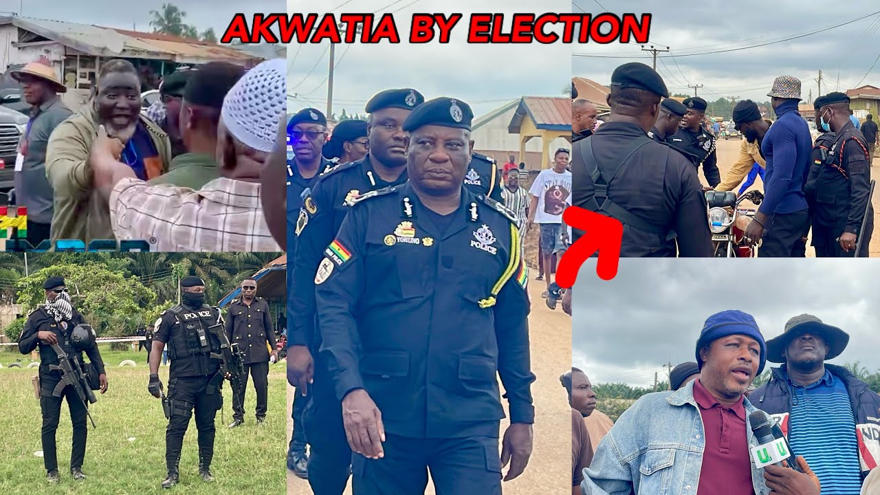 Chaos Erupt between Afenyo Markin & NDC treasure as IGP swift respond with his men safe him@ Akwatia