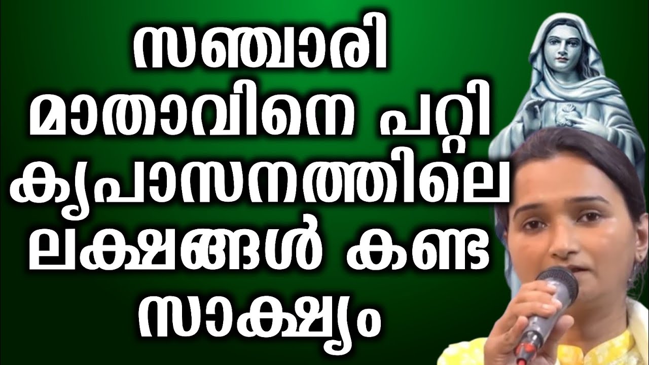 സഞ്ചാരി മാതാവിനെ പറ്റി കൃപാസനത്തിലെ ലക്ഷങ്ങൾ കണ്ട സാക്ഷ്യം... | @vimalahridayam 