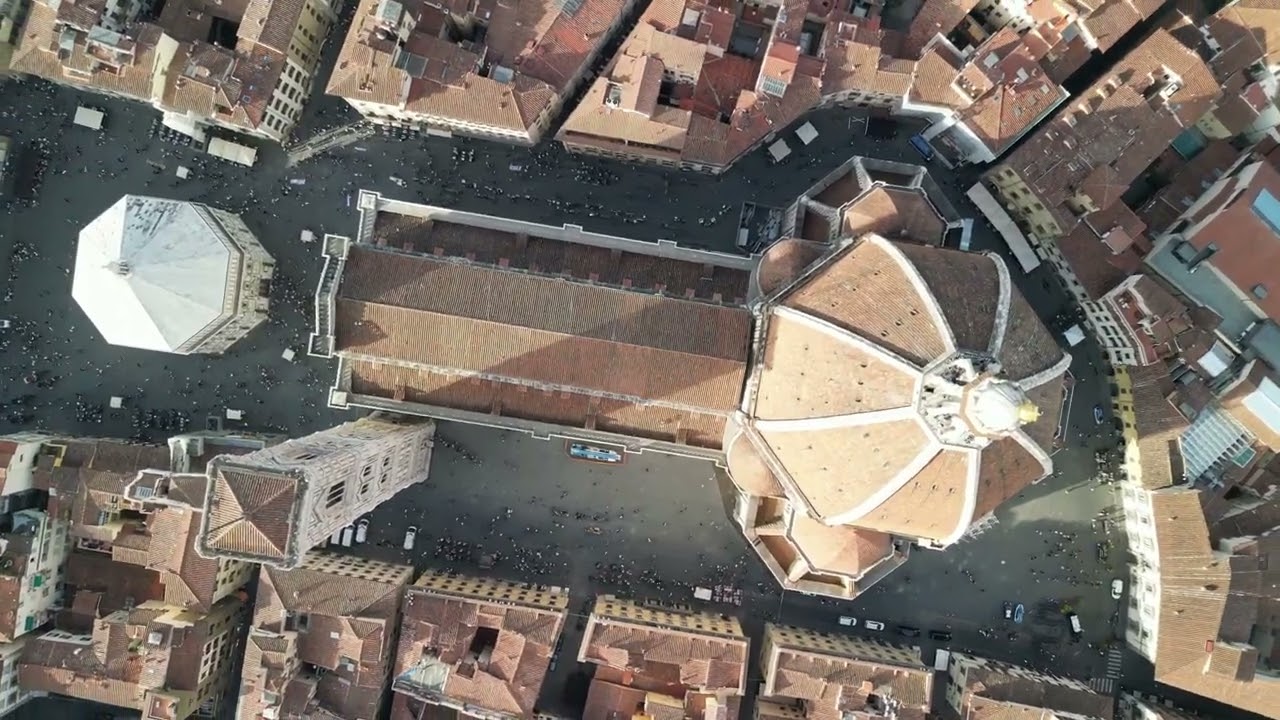 Florence 4K drone video