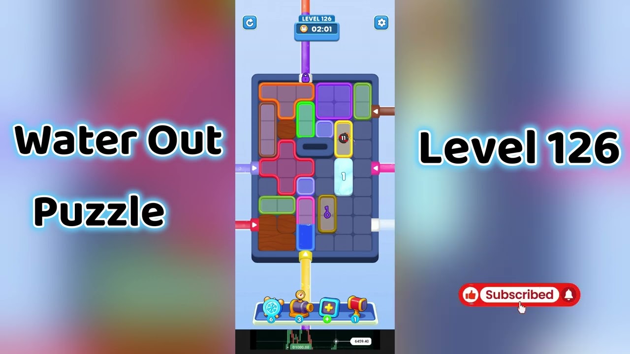 Water Out Puzzle Level 126 Walkthrough 💧 | Step-by-Step Guide | Mini Boss