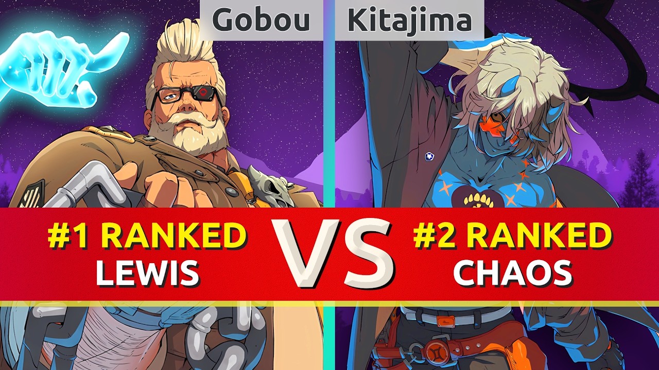GGST ▰ Gobou (#1 Ranked Goldlewis) vs Pomeranian Kitajima (#2 Ranked Chaos). High Level Gameplay