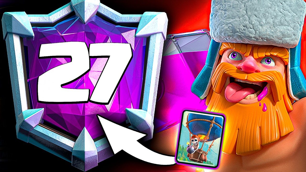 Llegué Al *Top 27 del Mundo* con Globo Leñador en Clash Royale!