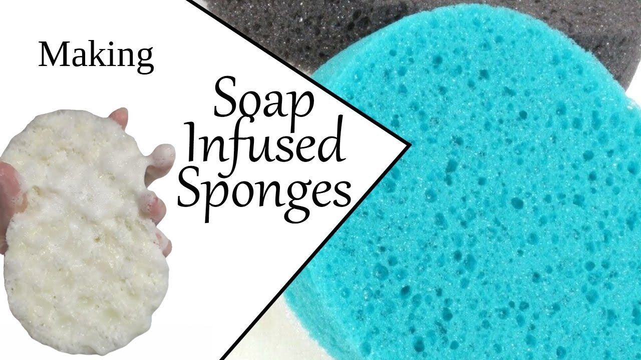 Soap Infused Sponge Tutorial | Making DIY Soap Sponges