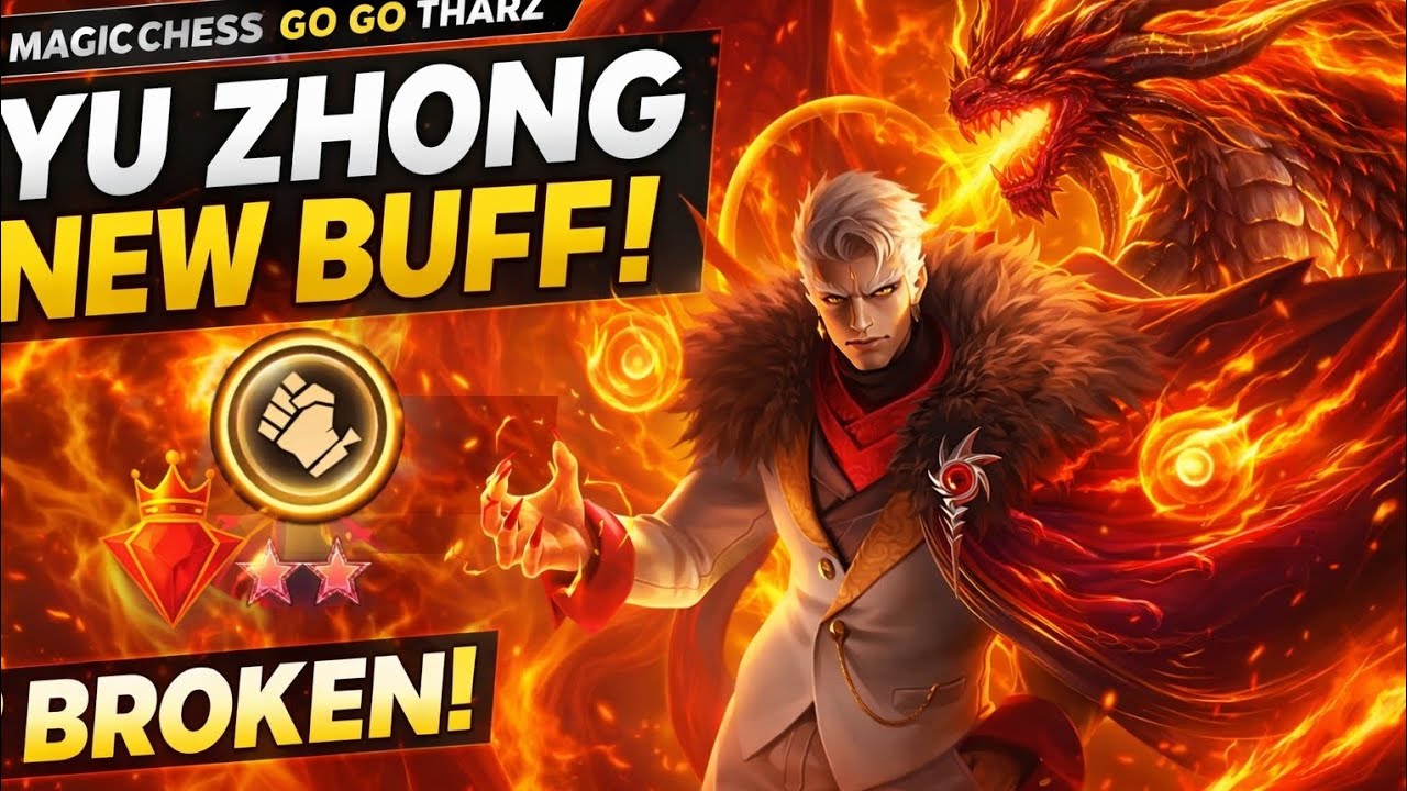 Новый бафф Ю Чжуна сломан! Стратегия Тарца | Magic Chess Go Go #magicchessgogo