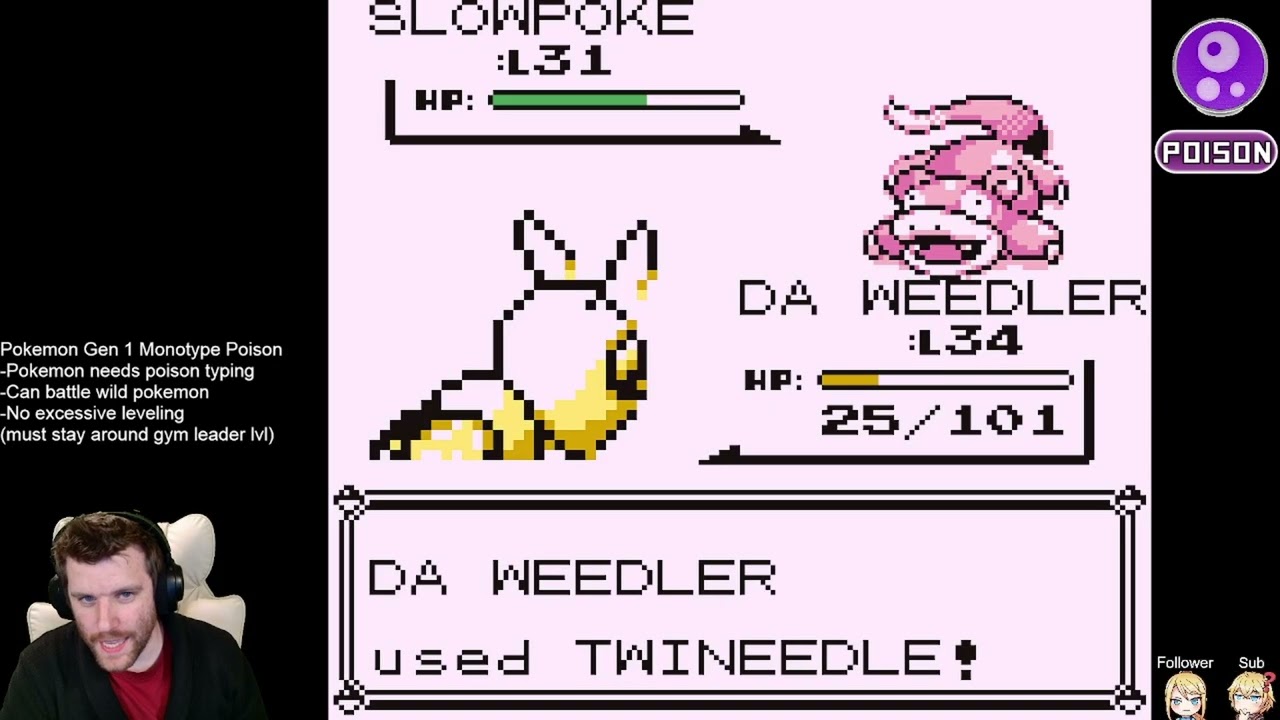 Sludging through the Elite 4 (Finale) | Poison Monotype Run | Pokemon Blue (GBC) | Part 4