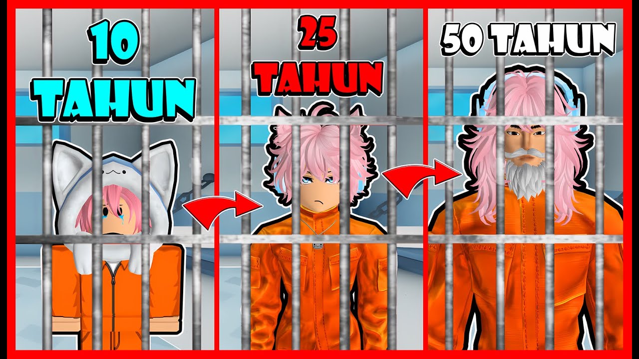 ATUN & MOMON BERTAHAN 50 TAHUN DI PENJARA DAN KABUR !! Feat @MOMON Roblox