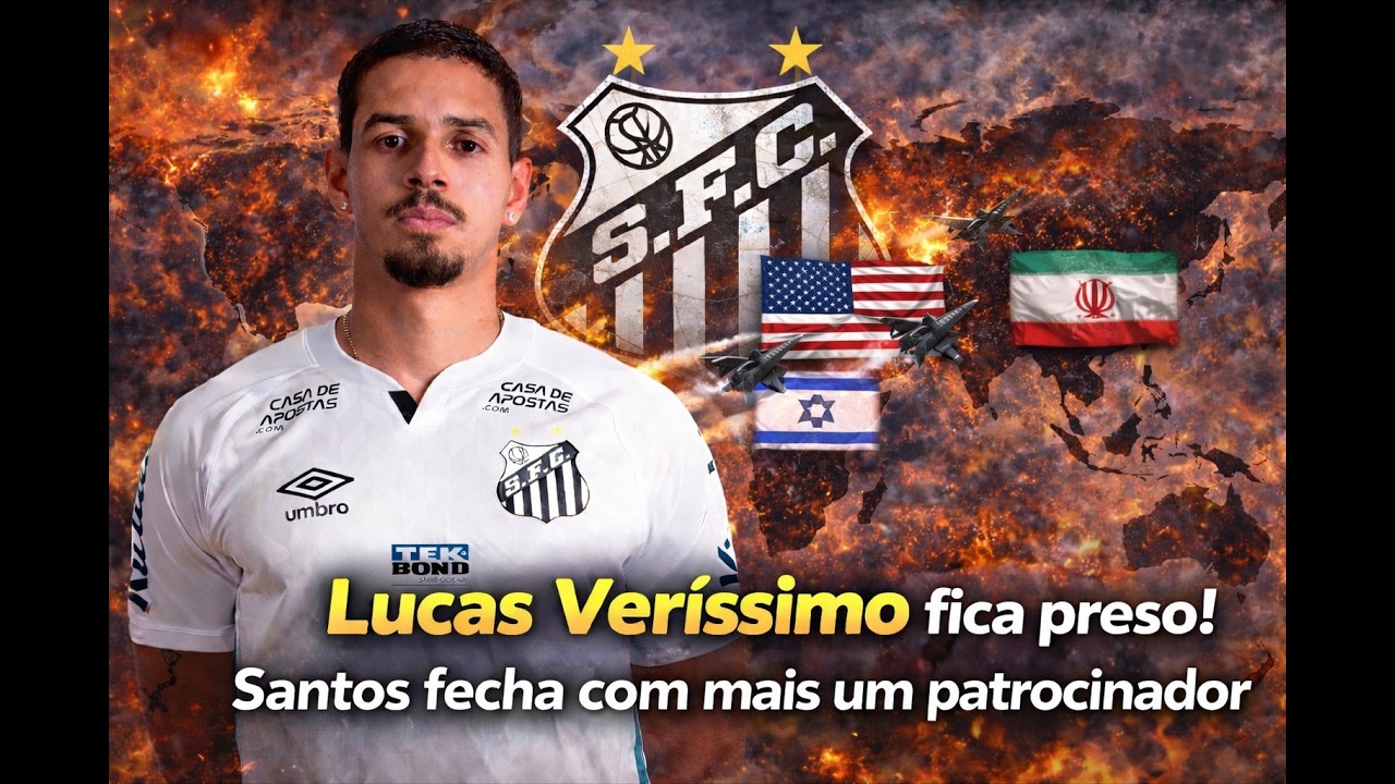 Lucas Veríssimo fica preso! Santos fecha com mais um patrocinador.