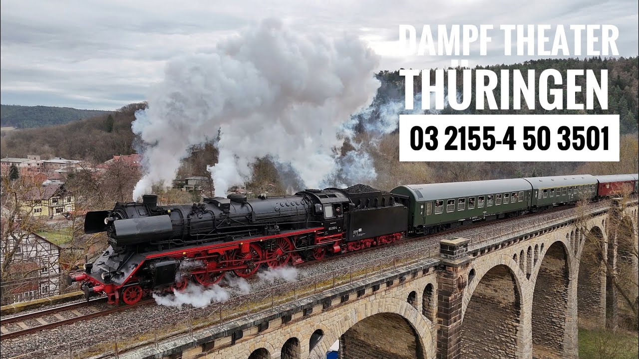 Dampf Theater Thüringen - 03 2155-4 und 50 3501 am 29. und 30.03.2025