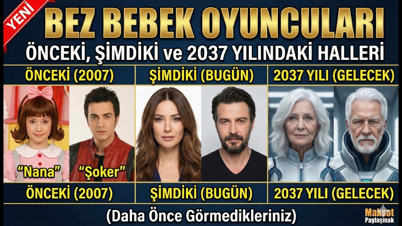 Bez Bebek Oyuncuları Önceki, Şimdiki ve 2037 Yılındaki Halleri (Daha Önce Görmedikleriniz) YENİ