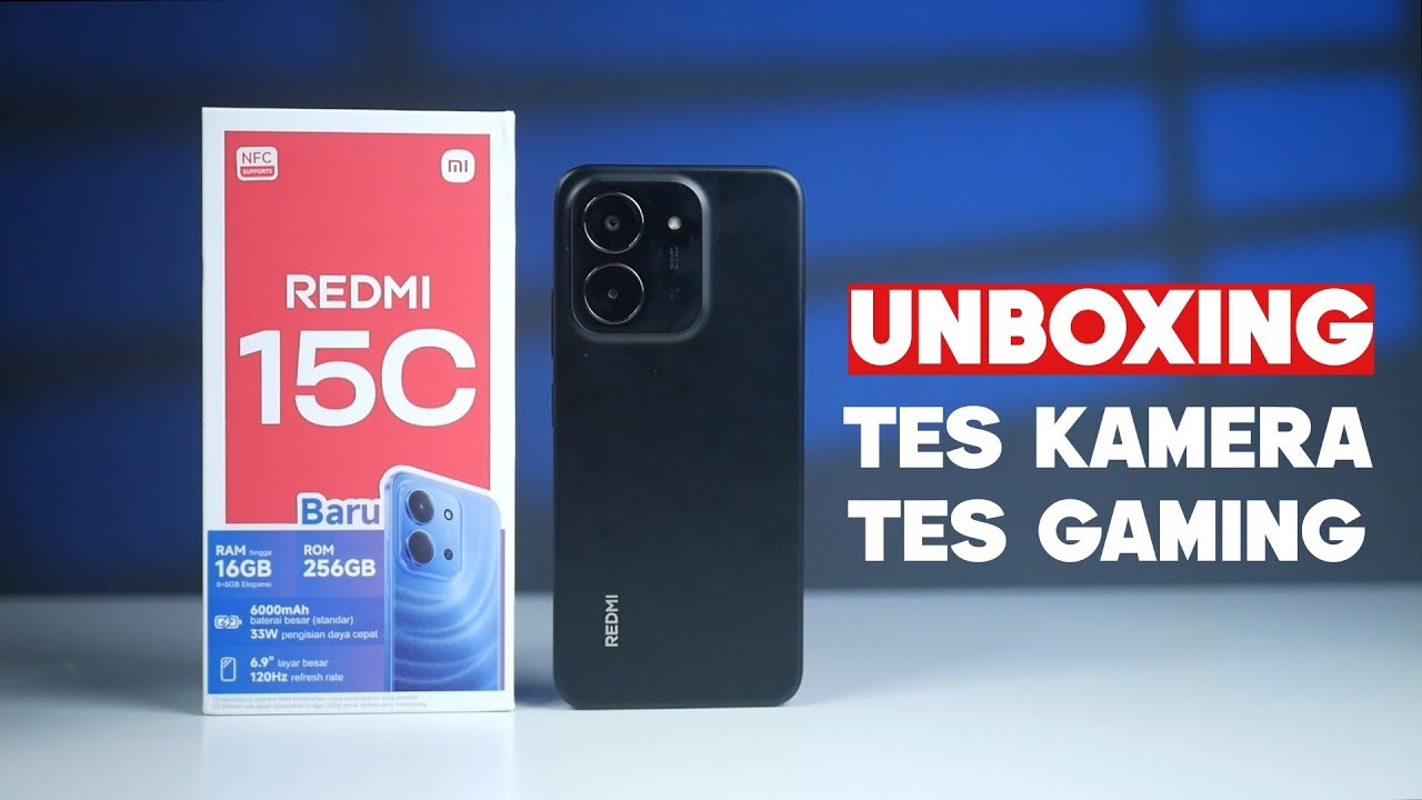 🔥 Unboxing Xiaomi Redmi 15C - Tes Kamera + Tes Gaming - Review Indonesia