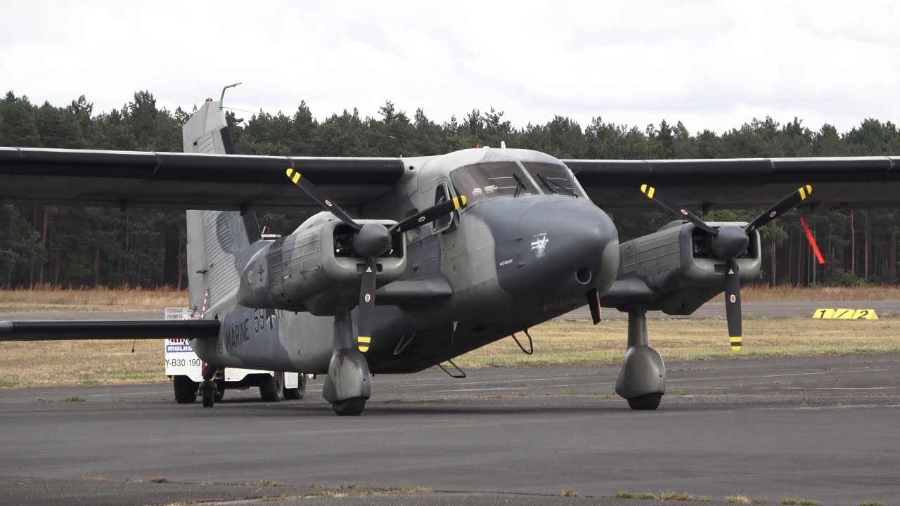 Dornier Do-28 Skyservant Start und Landung Gatow 1.9.2018 4K