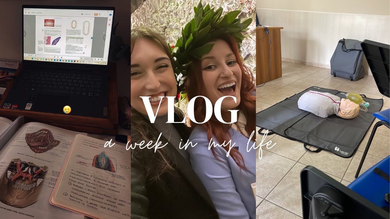 weekly vlog || corso ASO, laurea di Robi e tanto studio