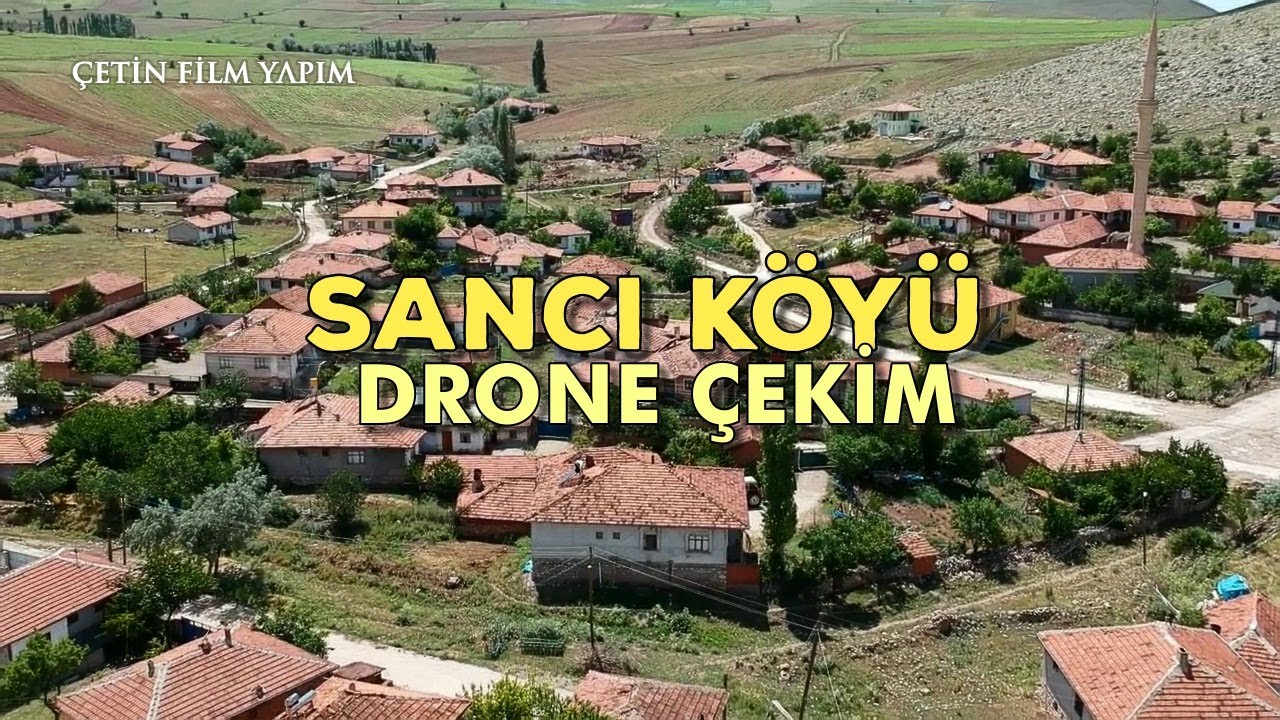Çorum Alaca Sancı Köyü Drone Çekim