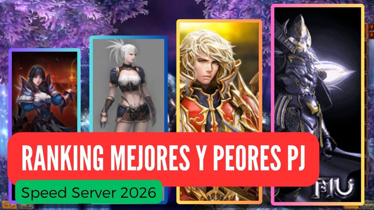 MU Online 2026 | ¿Qué personaje elegir en Speed Server? 🔥 Ranking explicado