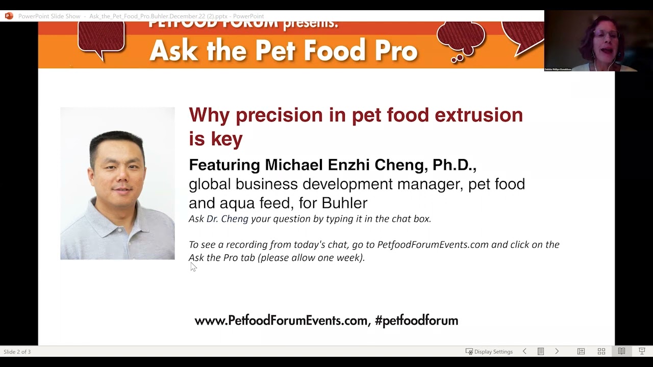 Why precision in pet food extrusion is key