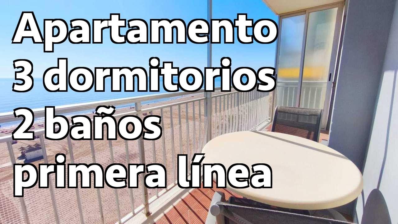 Apartamento 3 dormitorios 2 baños en primera linea playa de Cullera