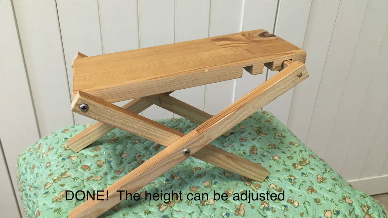 DIY foot rest for guitar player