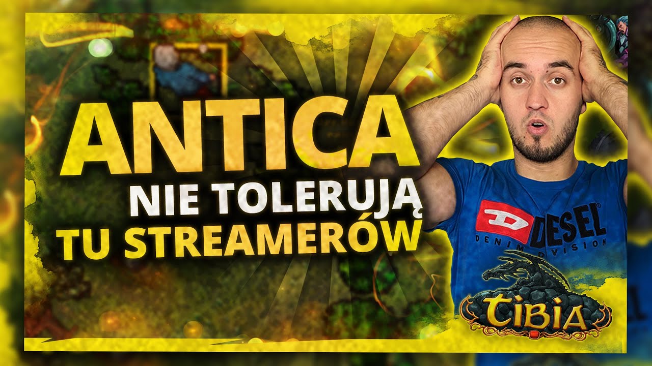 SERWER, KTÓRY NIENAWIDZI STREAMERÓW! TIBIA ANTICA #1