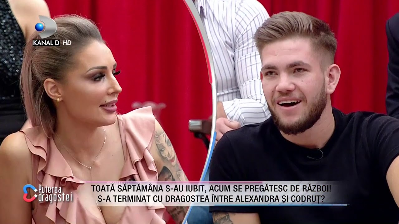 Toata saptamana s-au iubit, acum se pregatesc de razboi! Alexandra si Codrut, din nou la cutite!