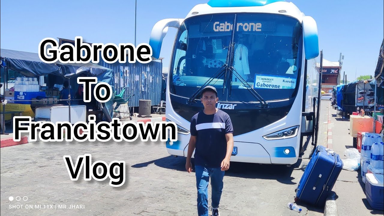 Gabrone to francistown Travel Vlog South Africa Vlog botswana vlog