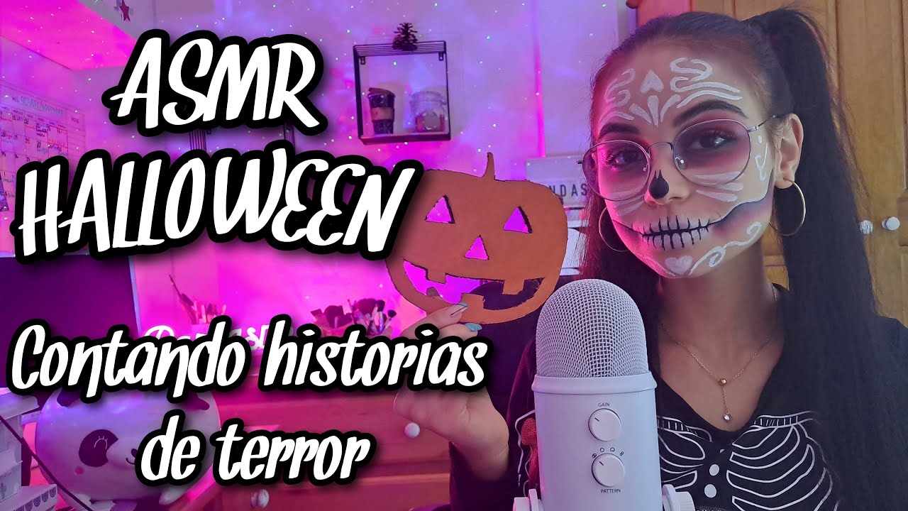 ASMR ESPECIAL HALLOWEEEN🎃| CONTANDO HISTORIAS DE TERROR👻(Soft Spoken) | ASMR para dormir | Pandasmr