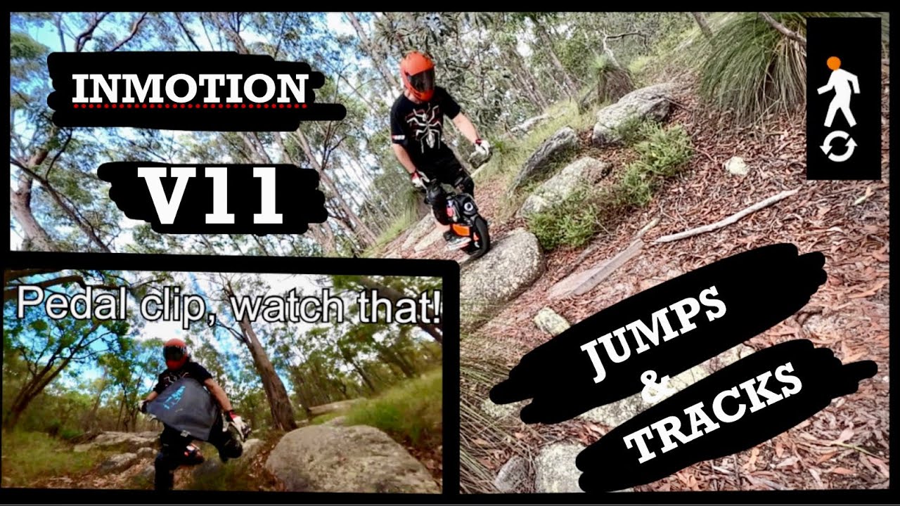 Electric Unicycle. Jumps, Insta360 tricks, bush track and Kingsong S20 chat. Inmotion V11 - TSG PASS