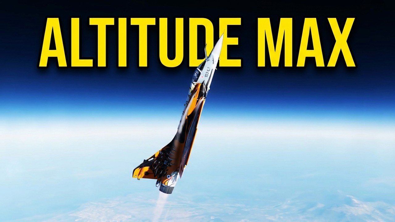 Altitude maximale instantanée en Mirage 2000-C [ DCS World ]