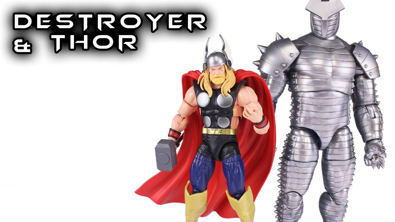 Marvel Legends THOR & DESTROYER 2pk Action Figure Review