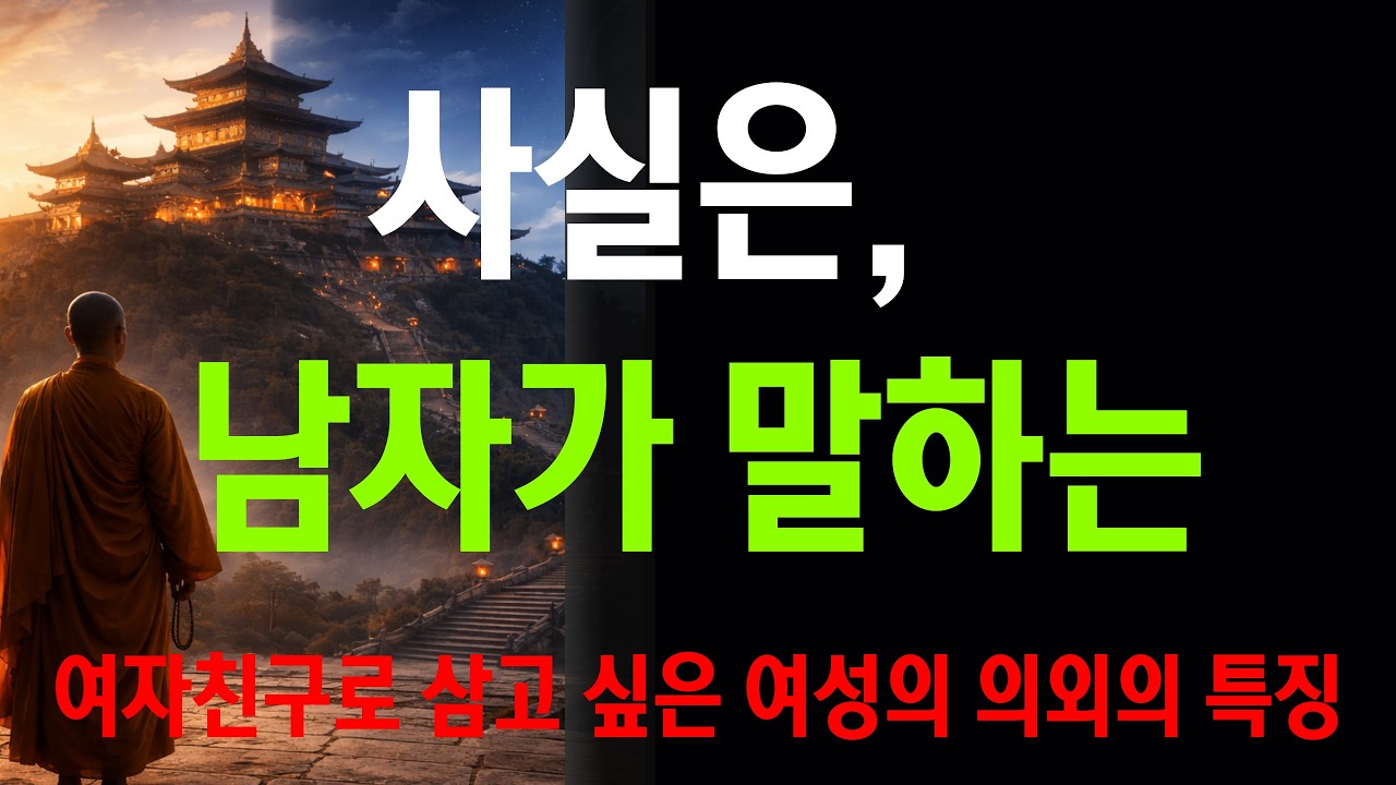 【남자의 속마음】이상하게도 남자가 절대 놓고 싶지 않게 되는 여성의 공통점은? 【 불교적인 관점 】