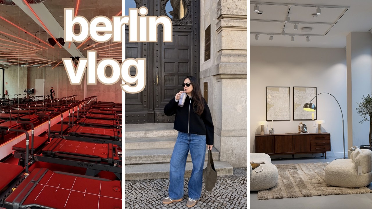 Berlin’den vlog | bahar sevinci, barry’s denedik & mobilya baktık