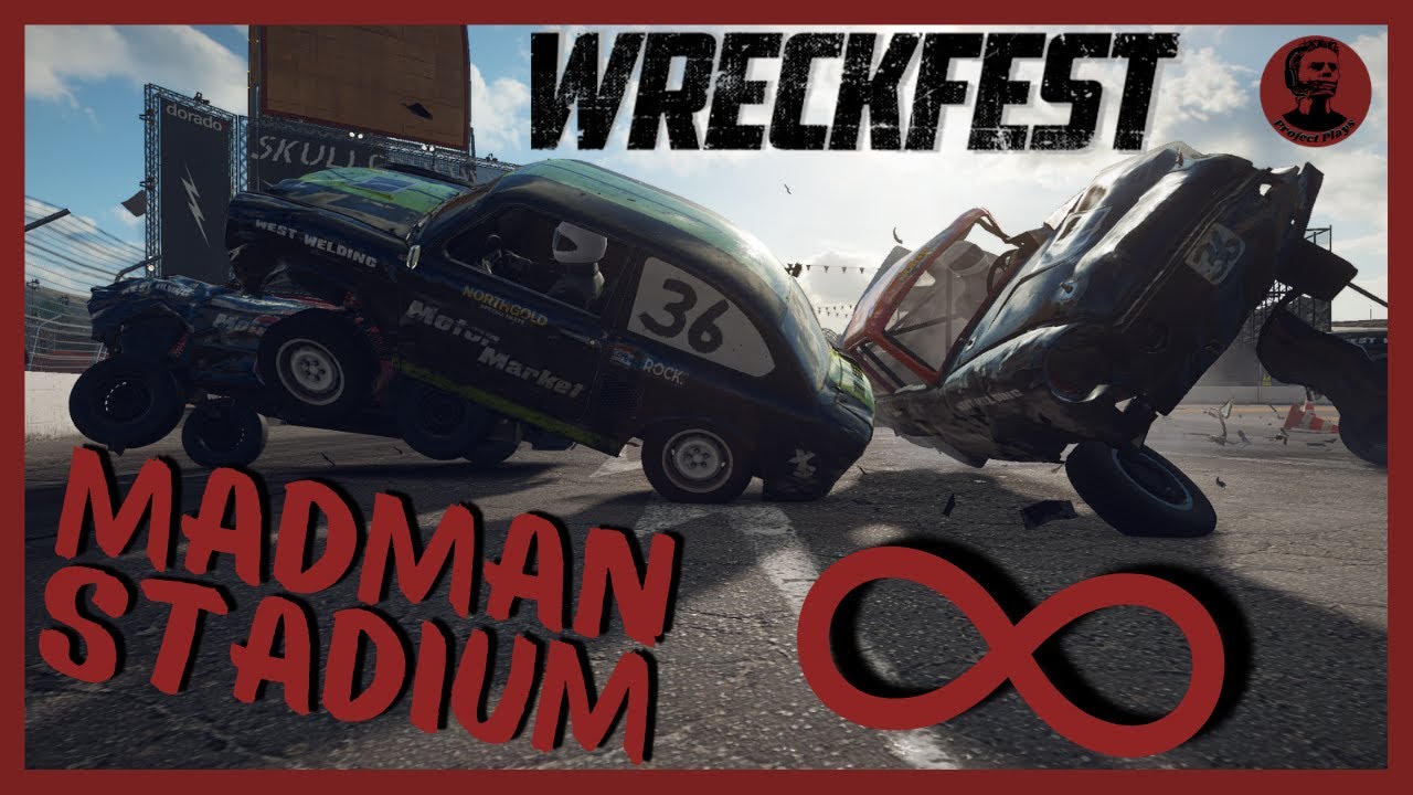 Wreckfest - Madman Stadium (No Commentary Gameplay)