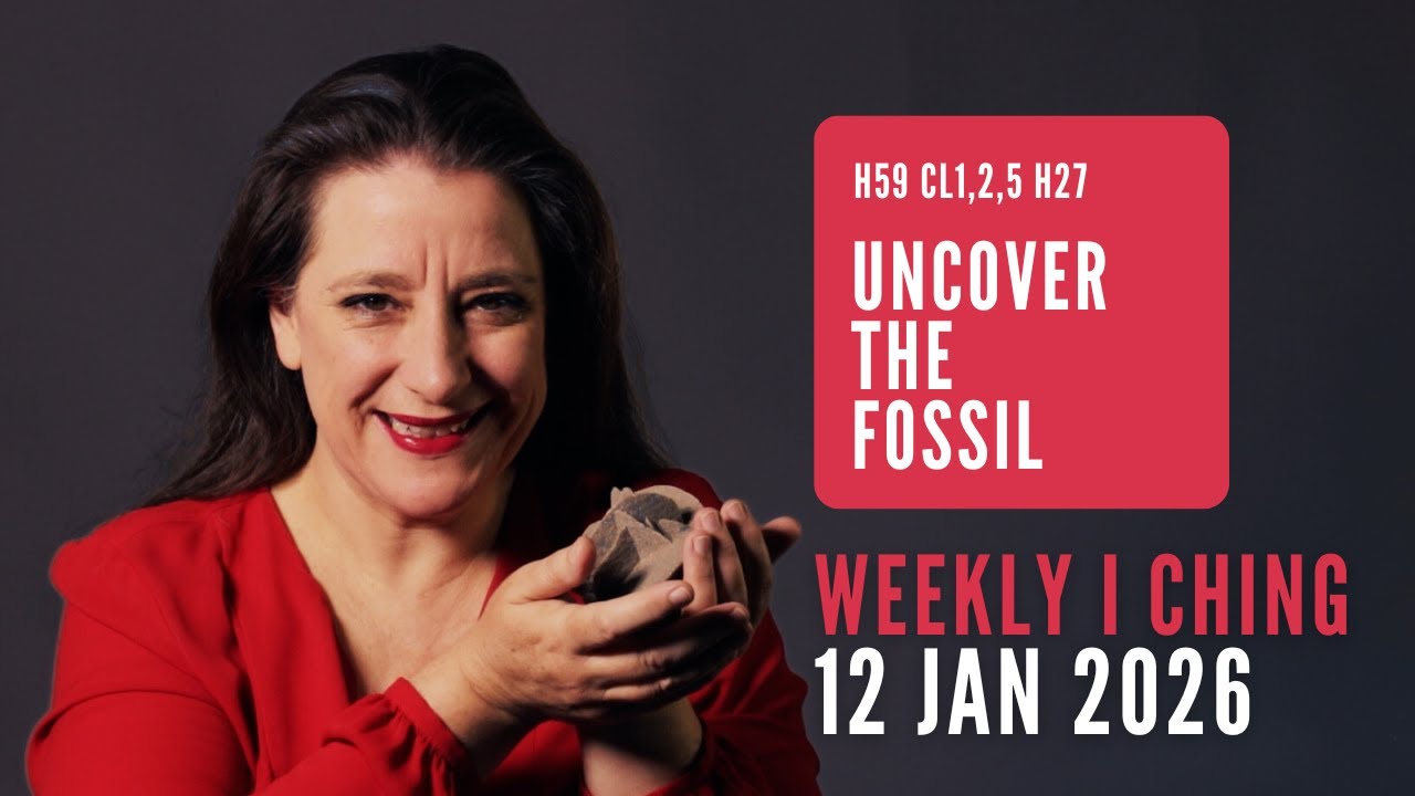 Weekly I Ching Forecast 12-18 Jan 2026 // Hexagram 59 & 27 // Uncover the Fossil