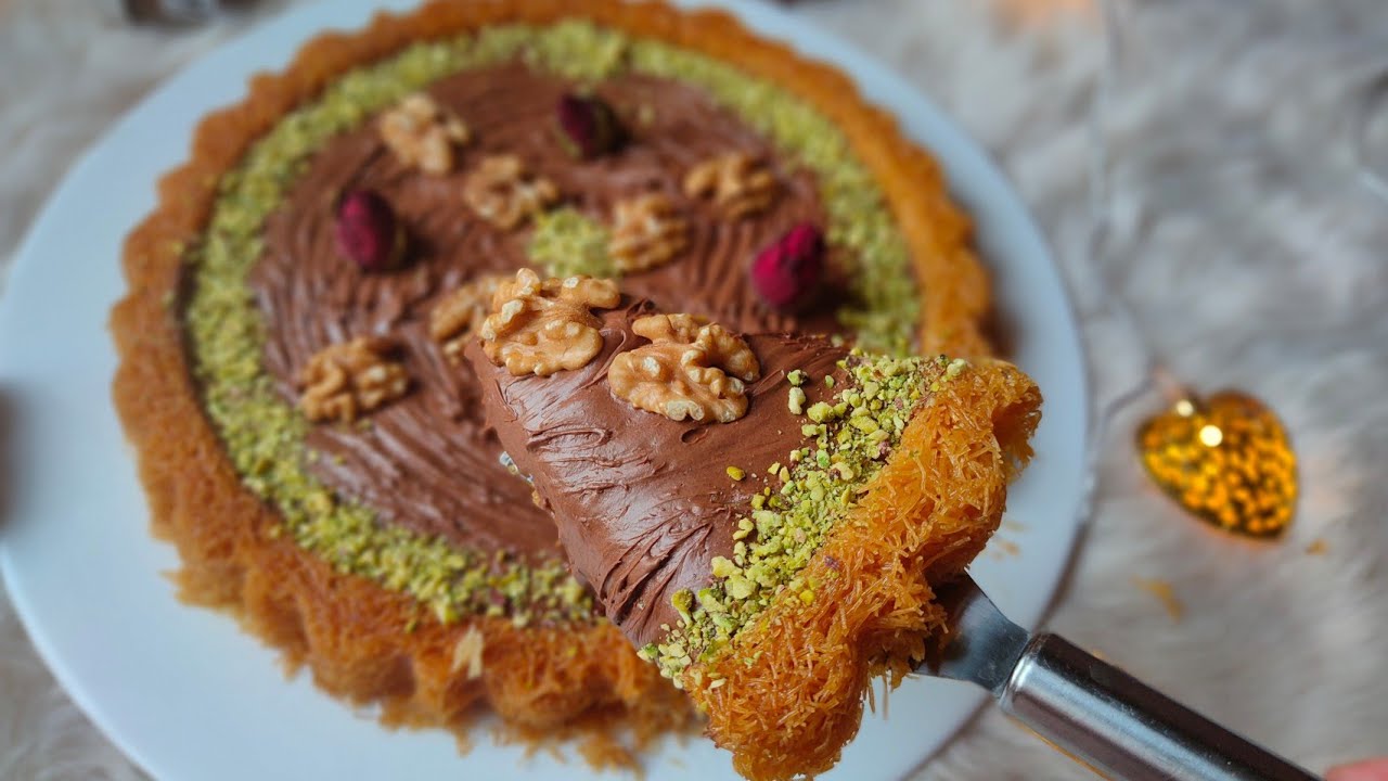 أحلى قطايف بكريمة الشوكولا🤎 رايحة تذوبي معاها بنة خطيرة😋😋⁦❣️⁩👌