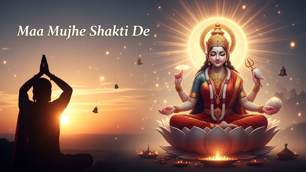 MAA MUJHE SHAKTI DE | शक्तिशाली प्रातःकालीन भजन | शक्ति और शांति के लिए मधुर देवी प्रार्थना