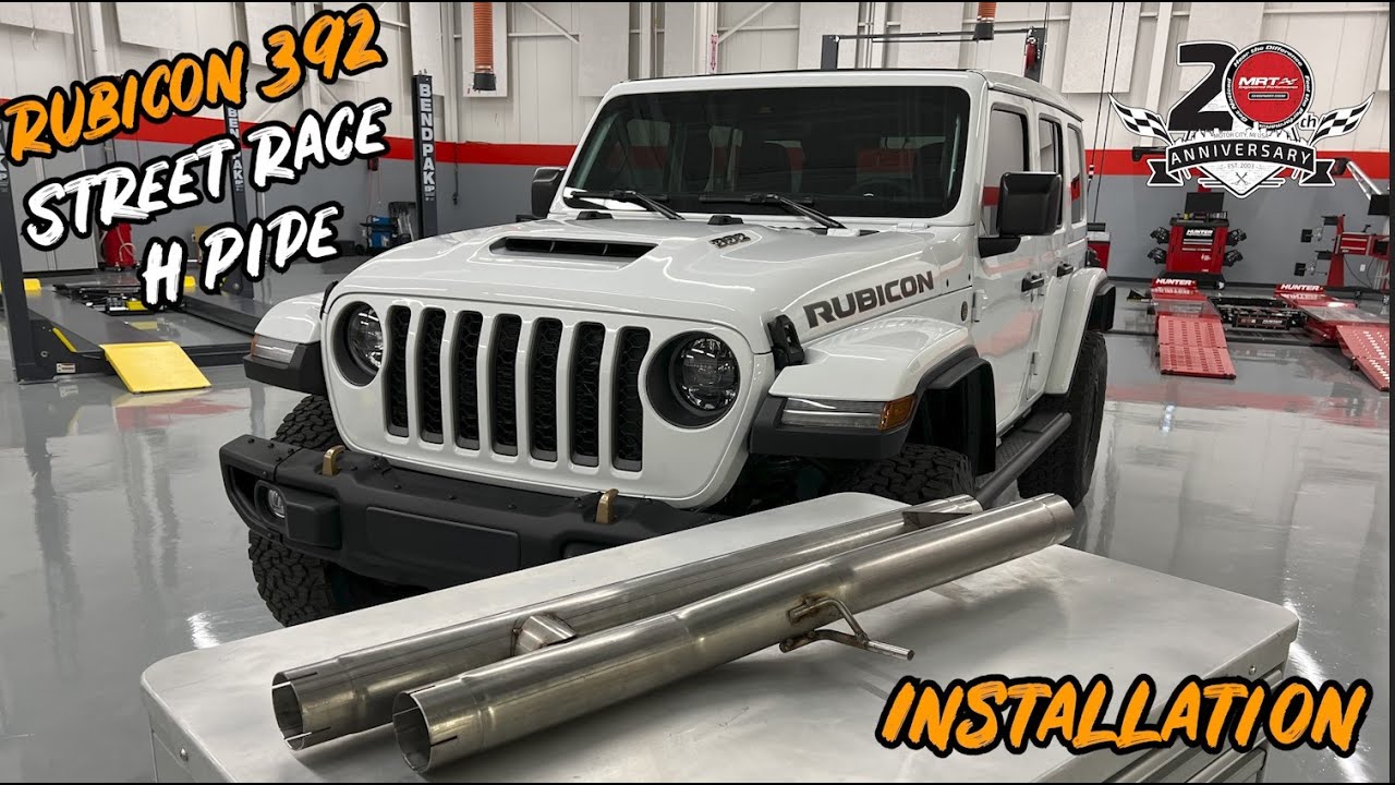 Jeep Wrangler 392 MRT Street Race H Pipe Installation