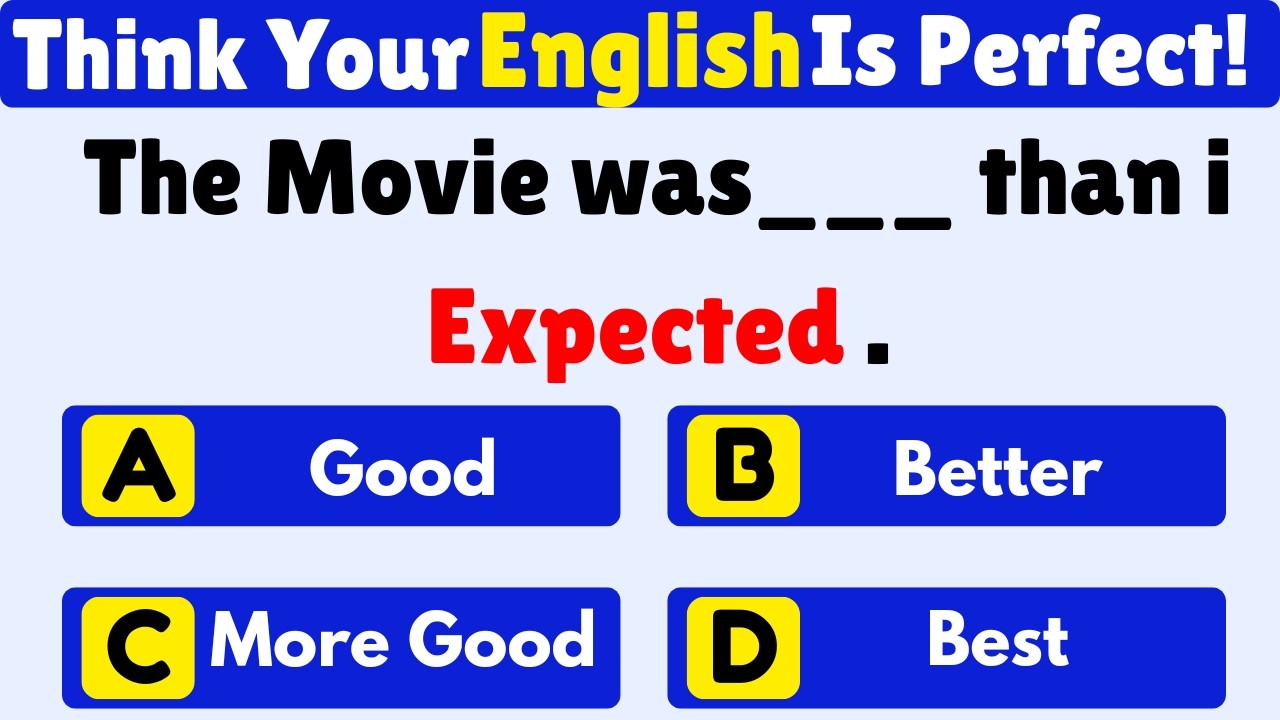 Think Your English Grammar Is Perfect! || Improve Your English in 5 Minutes.#englishgrammarquiz