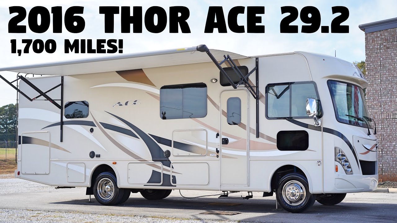 2016 Thor ACE 29.2 A Class Ford V10 Gas Motorhome from Porter’s RV Sales - $69,900