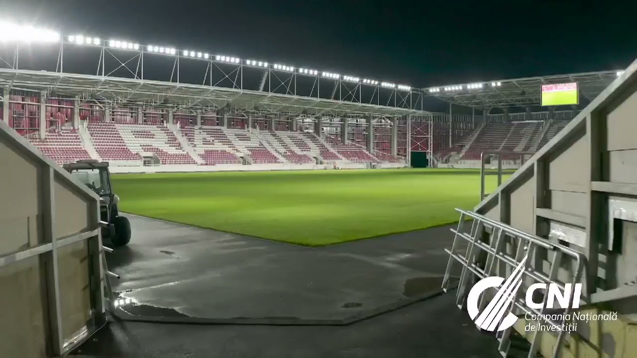 STADION RAPID | S-a aprins nocturna &icirc;n Giulesti! Imagini superbe din Giulesti, de pe noul stadion