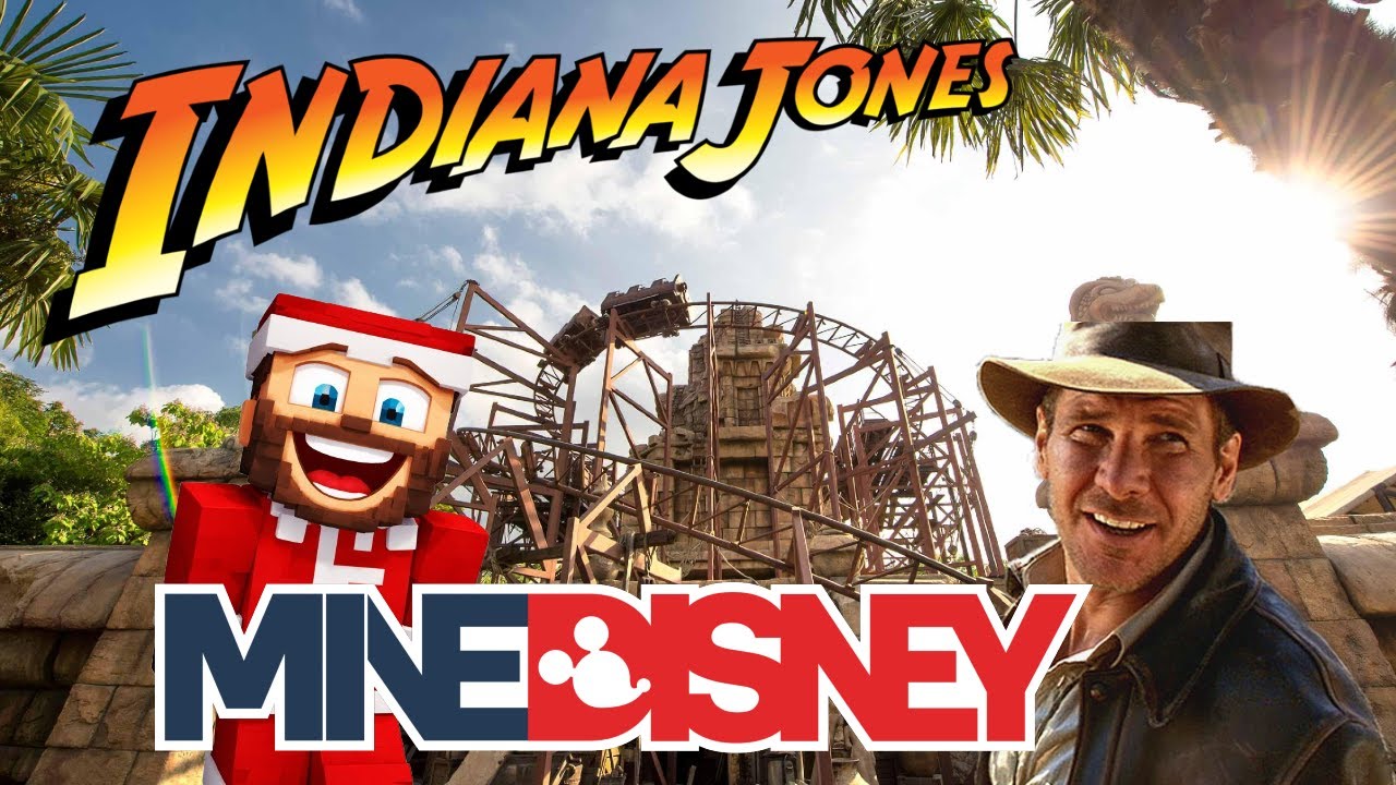 Indiana Jones at Disneyland Paris… Recreated in Minecraft! 🏛️🎢 | On-Ride MineDisney