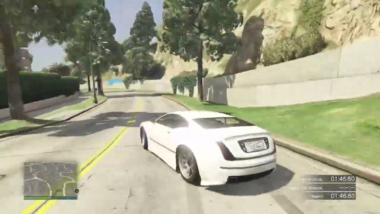 GTA V - Enus Cognoscenti Cabrio lap in Learning Curve (1080P)