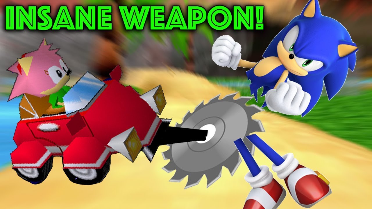 Sonic R Prototype Weapon is Crazy