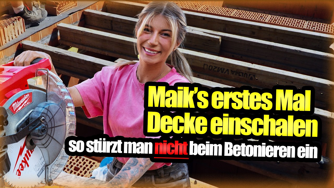 Vor Ort Decke betonieren? So schalt ihr sie richtig ein - How to mit Tschulique